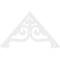 Ekena Millwork Pitch Finley Architectural Grade PVC Gable Pediment, 48"W x 28"H x 1"P (14/12) GPP048X028X100FIN - alternate 5